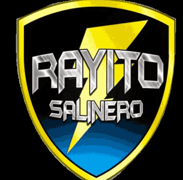 a logo for rayito salinero with a lightning bolt on it