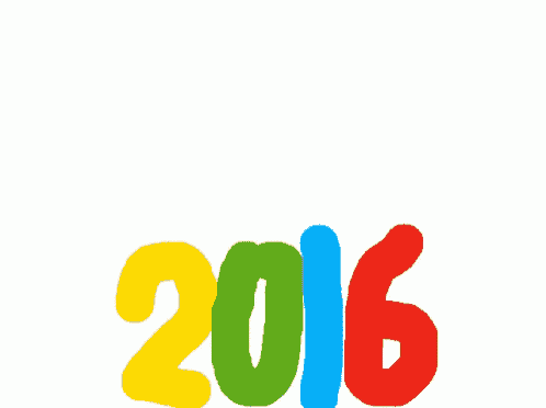 a drawing of sesame street cookie monster with the year 2016