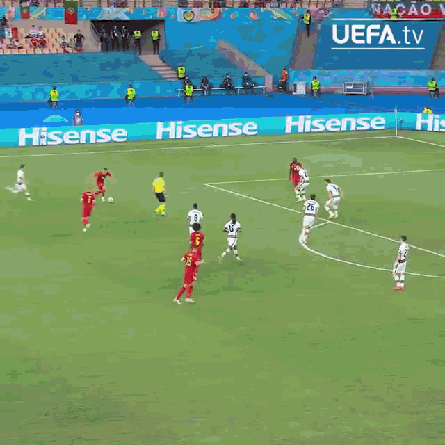 Thorgan Hazard Goal GIF - Thorgan Hazard Goal Belgium Portugal GIFs