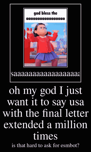 a poster with a girl in a red jacket and purple skirt