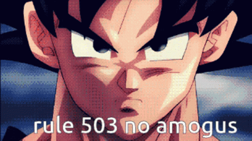 Rule503 Goku GIF - Rule503 Goku Rule GIFs