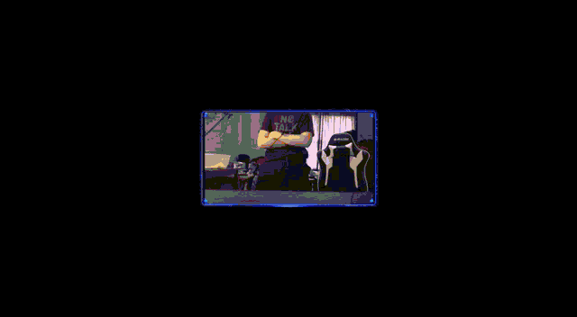 a picture of a person standing in front of a chair with the word akracing on it
