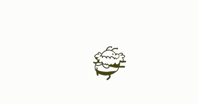 a row of sheep are lined up in a line