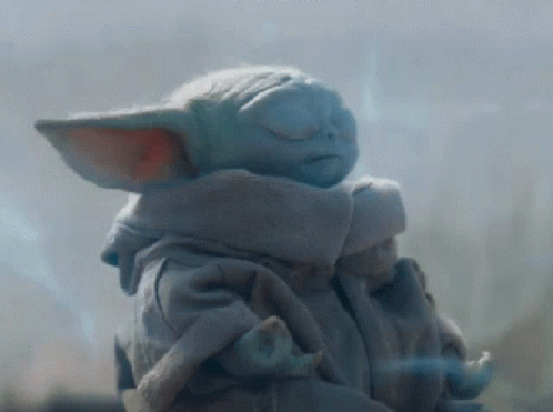 Ok Sure Whatever Baby Yoda GIF - Ok Sure Whatever Baby Yoda Manifesting GIFs