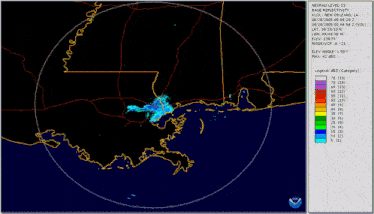 a computer screen showing a map of new orleans