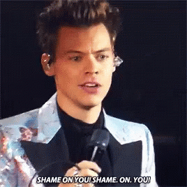 Harry Styles Shame On You GIF - Harry Styles Shame On You Call Out GIFs