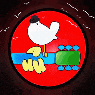 a cartoon drawing of a bird sitting on a train with the letter w on it