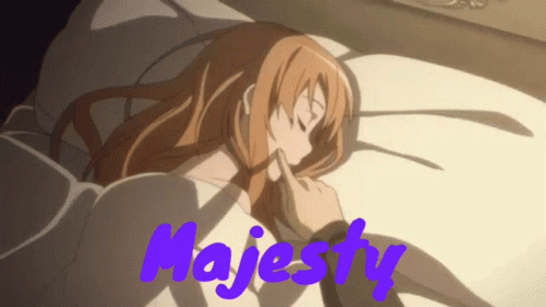 Majesty Anime Poke GIF - Majesty Anime Poke Anime Sleep Poke GIFs