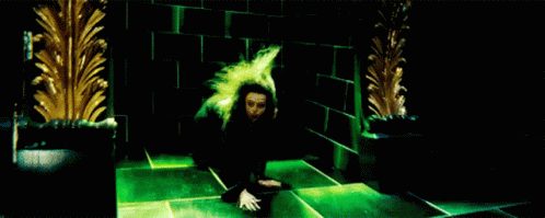 Bellatrix Escape Fire GIF - Bellatrix Escape Fire Harry Potter GIFs