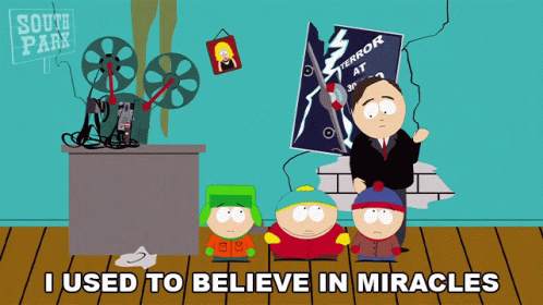I Used To Believe In Miracles South Park GIF - I Used To Believe In Miracles South Park A Very Crappy Christmas GIFs