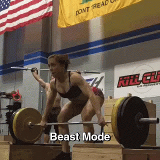 Activate Beast Mode. GIF - Fitness Weight Lifting Killing It GIFs