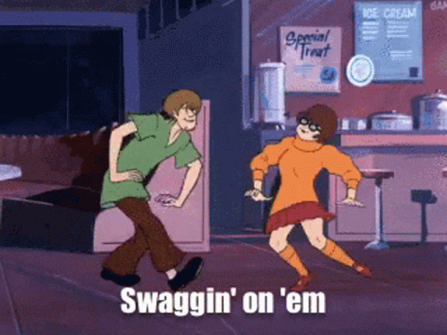 Shaggy Velma GIF - Shaggy Velma Swag GIFs