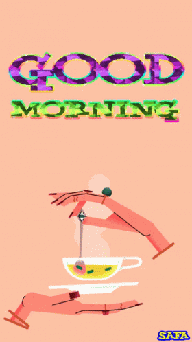 Good Morning Tea GIF - Good Morning Tea Stir Tea GIFs
