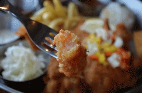 새우튀김 에비후라이 도시락 반찬 GIF - Fried Shripms Fried Prawns Food GIFs