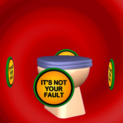 It'S Not Your Fault It Was Not You GIF - It'S Not Your Fault It Was Not You Toilet GIFs