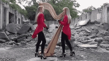 Harp Twins GIF - Harp Twins Camille GIFs