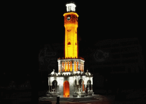 İzmir Saat Kulesi GIF - İzmir Saat Kulesi Atatürk GIFs