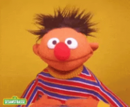 Ernie Sesame Street GIF - Ernie Sesame Street Thumbs Up GIFs
