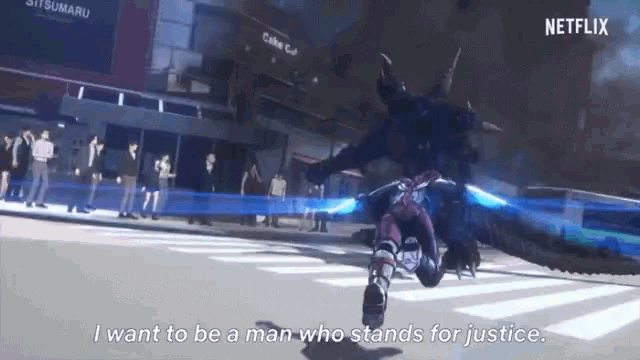 I Want To Be A Man Who Stands For Justice A Man Who Can Save Everyone GIF - I Want To Be A Man Who Stands For Justice A Man Who Can Save Everyone Punching GIFs