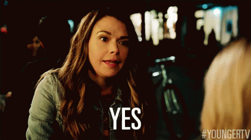 Yes GIF - Yes Absolutely Sutton Foster GIFs