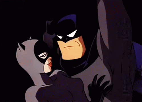 Batman Cat Woman GIF - Batman Cat Woman Kiss GIFs