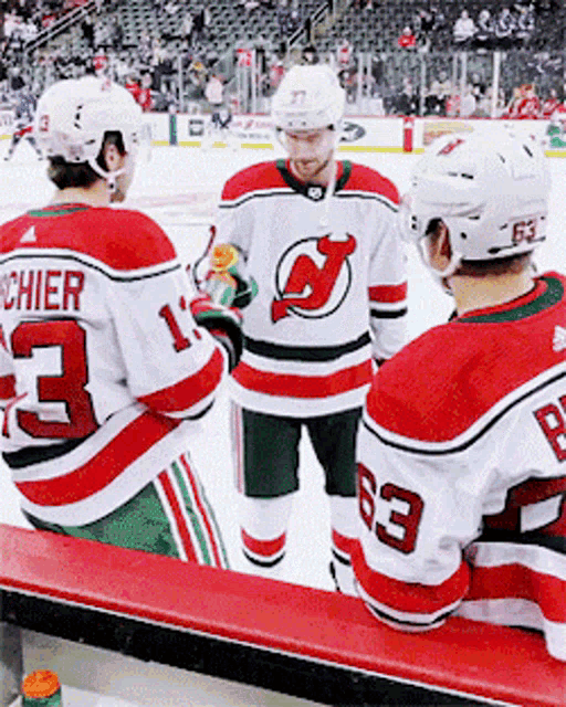 New Jersey Devils Cheers GIF - New Jersey Devils Cheers Drinking GIFs