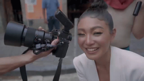 Nadine Lustre Tongue Out GIF - Nadine Lustre Tongue Out Let Me See GIFs