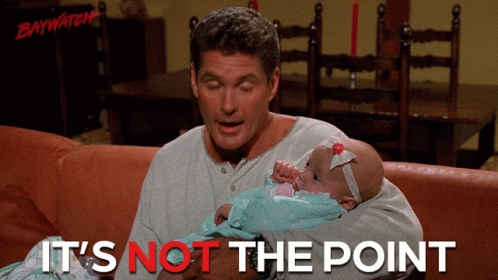 Its Not The Point Beside The Point GIF - Its Not The Point Beside The Point Not The Point GIFs