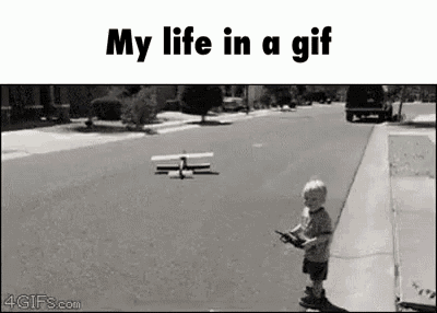 My Life In A Gif Run Over GIF - My Life In A Gif Run Over Airplane GIFs