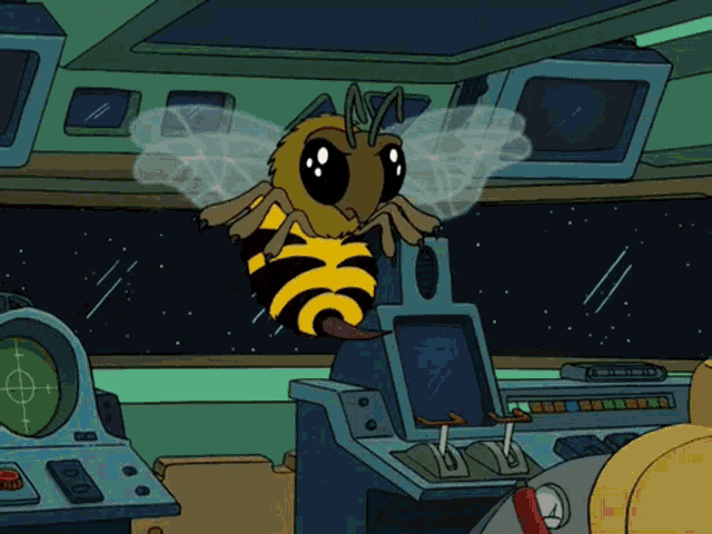 Futurama Bee GIF - Futurama Bee Sting GIFs