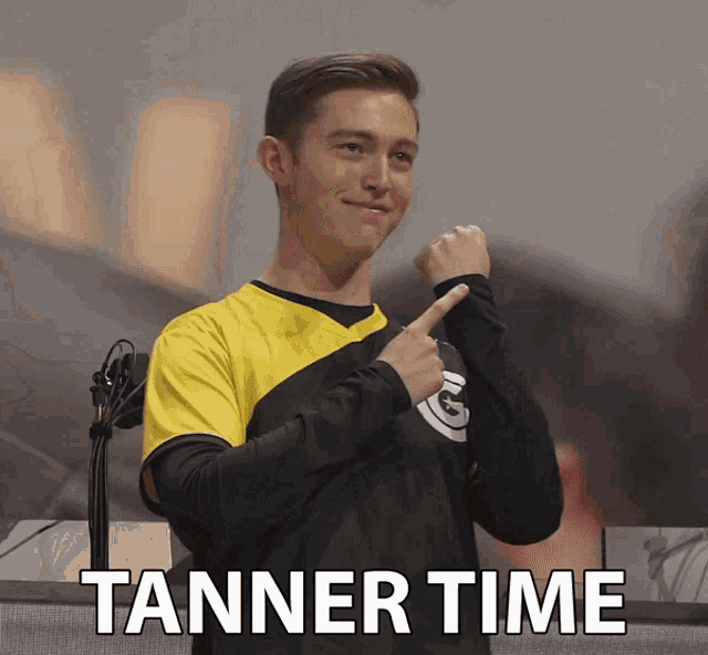 Tanner Time Its Already Time GIF - Tanner Time Its Already Time Pointing GIFs