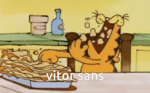 Garfield Lasagna GIF - Garfield Lasagna Vitor Sans GIFs