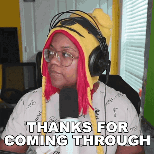 Thanks For Coming Through Aychristene GIF - Thanks For Coming Through Aychristene Aychristenegames GIFs