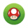 a green circle with a red mushroom in it .