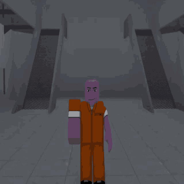 a cartoon character wearing a prison uniform with the number 347365