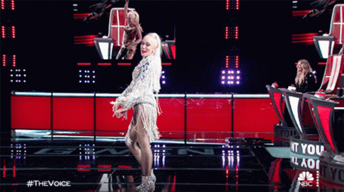 Dancing Gwen Stefani GIF - Dancing Gwen Stefani The Voice GIFs
