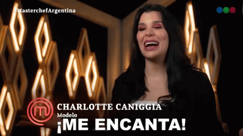 Me Encanta Charlotte Caniggia GIF - Me Encanta Charlotte Caniggia Master Chef Argentina GIFs