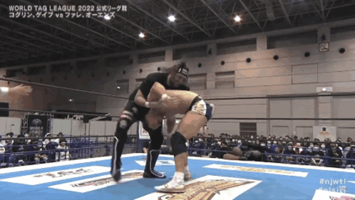 Chase Owens Njpw GIF - Chase Owens Njpw Package Piledriver GIFs