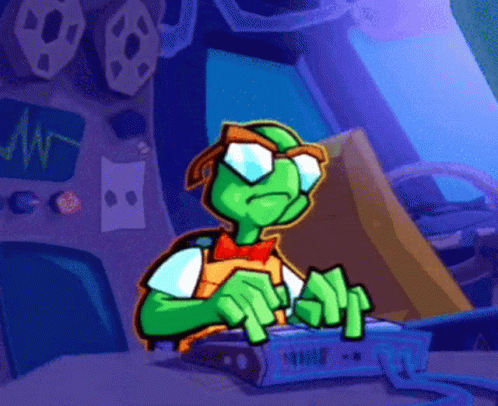 Typing Bentley GIF - Typing Bentley Sly Cooper GIFs