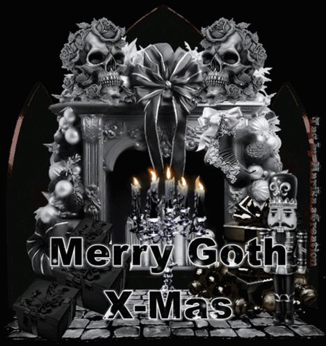 Goth Christmas GIF - Goth Christmas GIFs