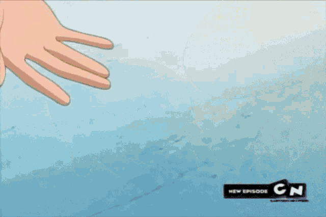 a cartoon of a person holding a pokeball with cn on the bottom right