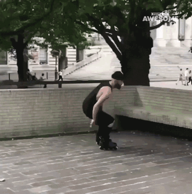Roller Blades People Are Awesome GIF - Roller Blades People Are Awesome Jump Over GIFs