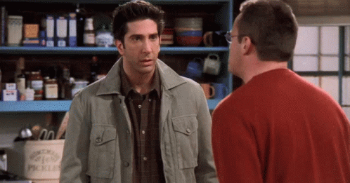 Friends Youve Really Crossed A Line Here GIF - Friends Youve Really Crossed A Line Here Ross Geller GIFs
