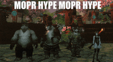 mopr hype mopr hype is written over a video game