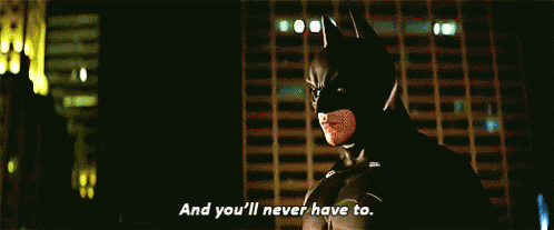 Batman And Youll Never Have To GIF - Batman And Youll Never Have To GIFs