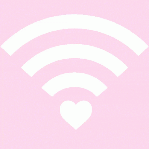 Heart I Love My Wifi GIF - Heart I Love My Wifi Strong Signal GIFs