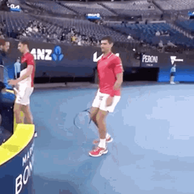 Novak Djokovic Racquet Smash GIF