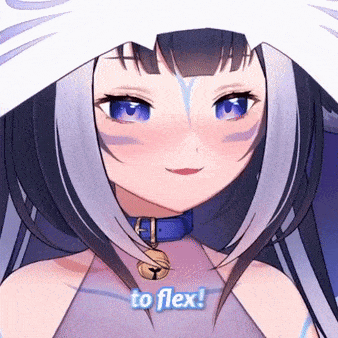 a close up of a girl 's face with the words to flex below her