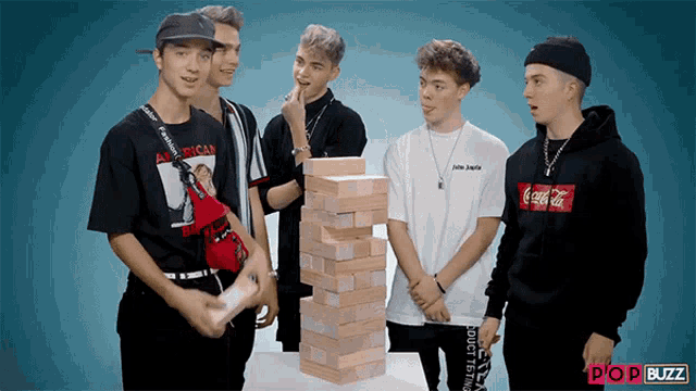 Can I Knock This Over Corbyn Besson GIF - Can I Knock This Over Corbyn Besson Zach Herron GIFs