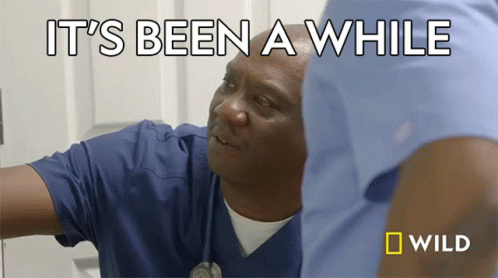 Its Been A While Dr Terrence Ferguson GIF